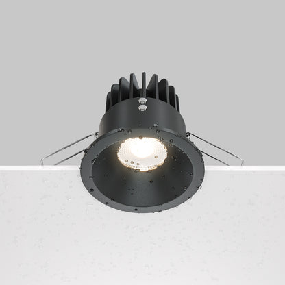 Maytoni Zoom LED 60° süllyesztett kör alakú lámpa, fekete
