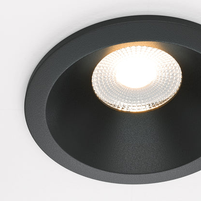 Maytoni Zoom LED 60° süllyesztett kör alakú lámpa, fekete