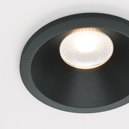 Maytoni Zoom LED 60° süllyesztett kör alakú lámpa, fekete
