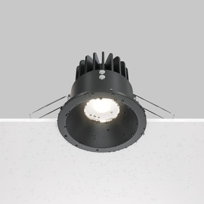 Maytoni Zoom LED 60° süllyesztett kör alakú lámpa, fekete