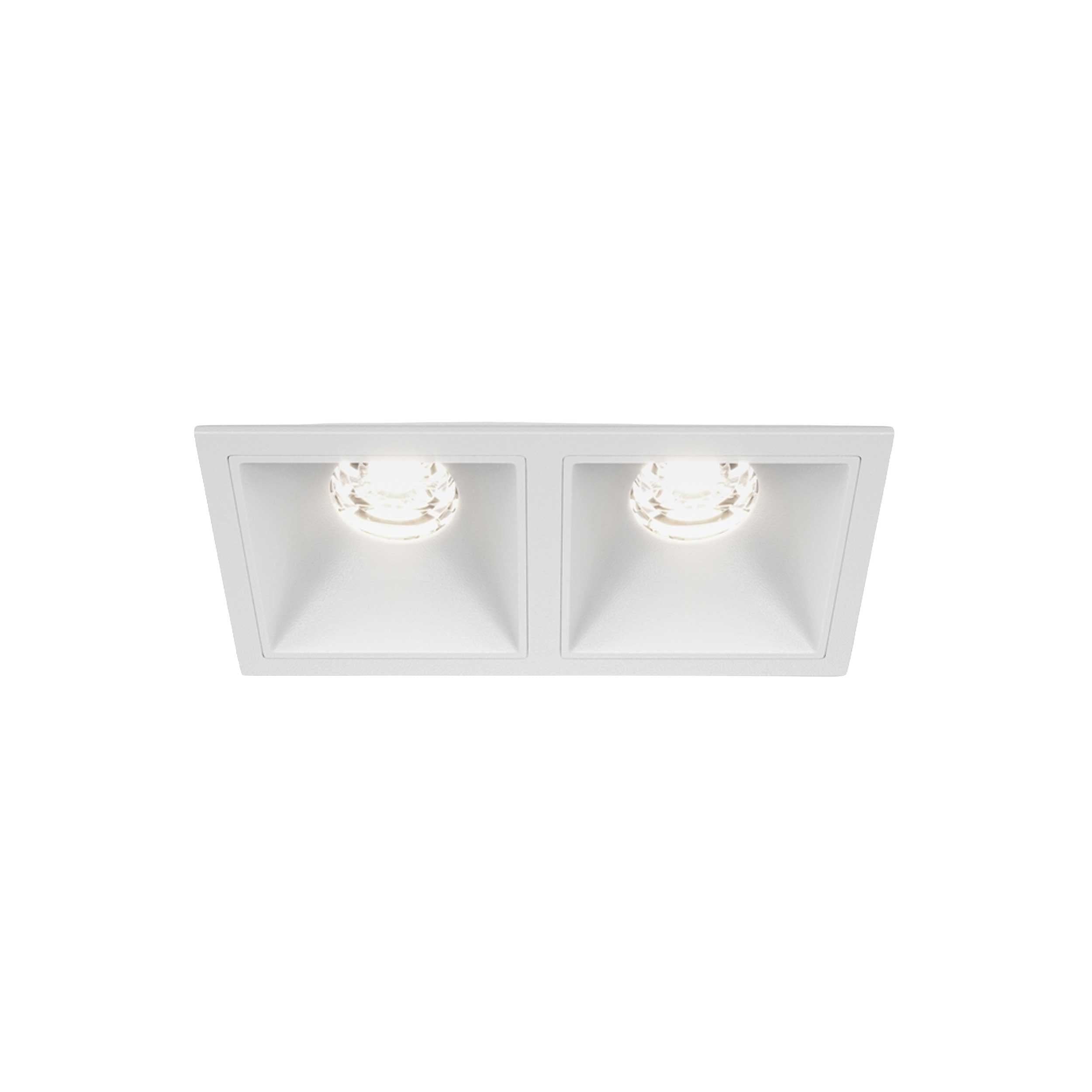 Maytoni Alfa LED 10W 36° süllyesztett négyzet alakú lámpa, fehér