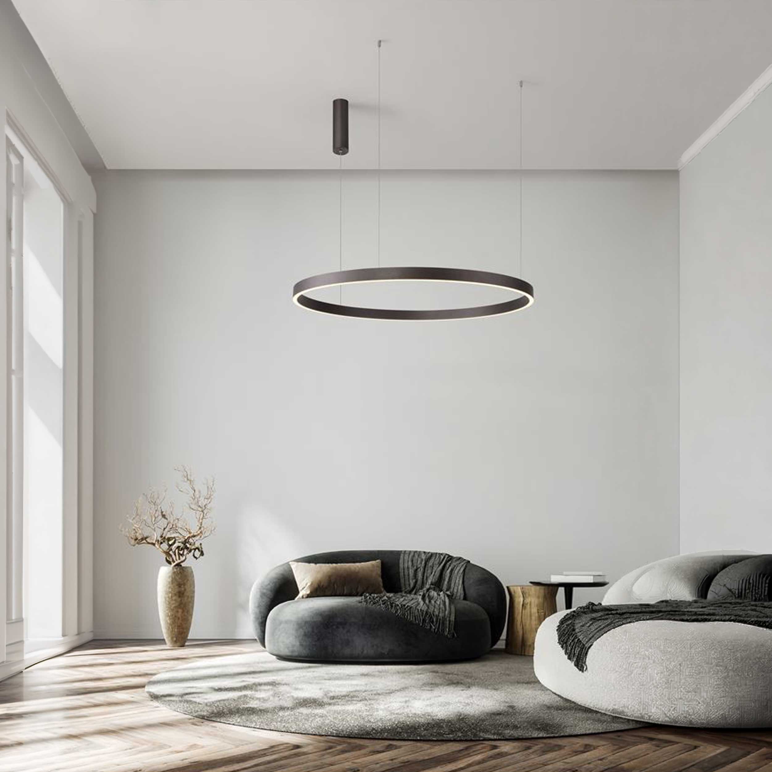 Nova Luce Elowen LED függeszték kerek lámpatest