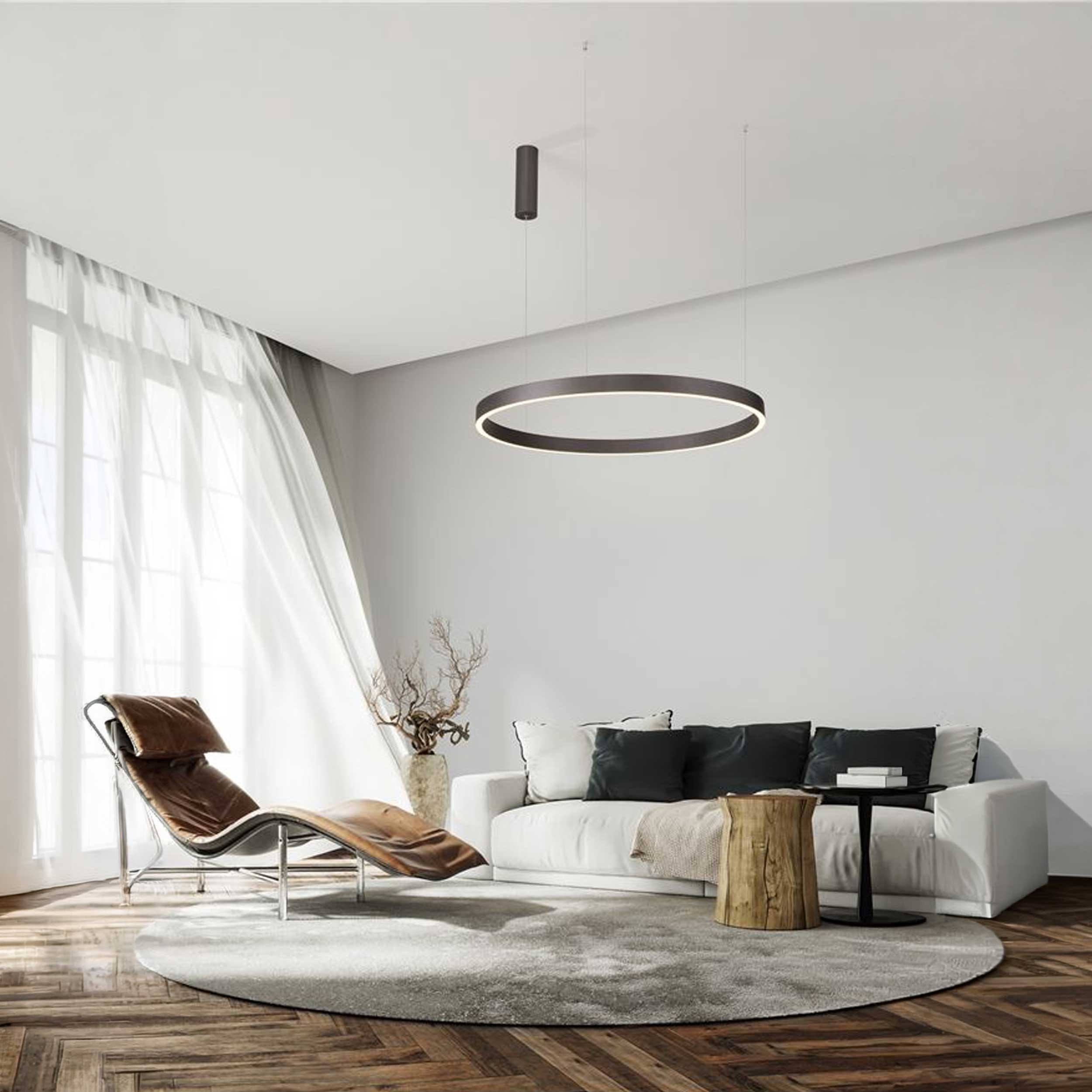 Nova Luce Elowen LED függeszték kerek lámpatest