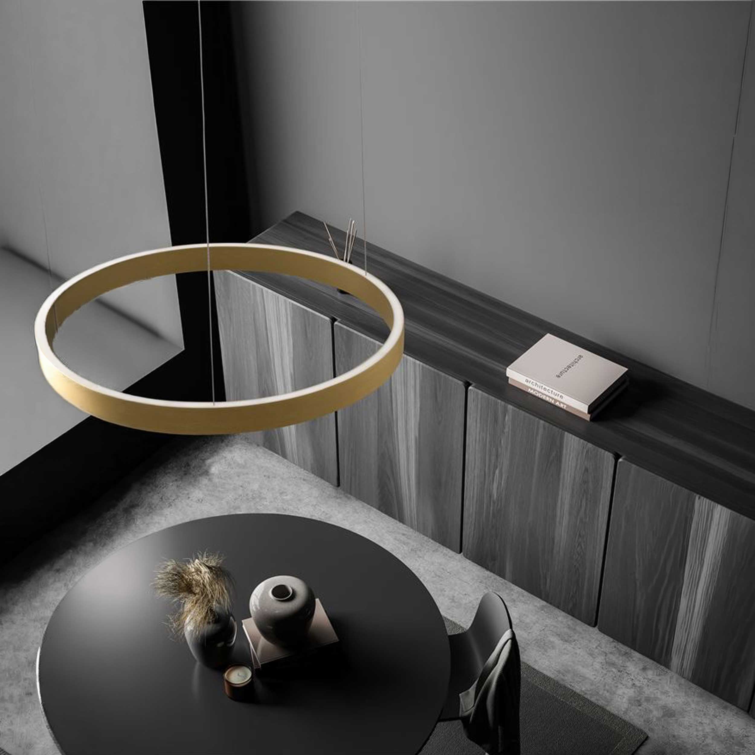 Nova Luce Elowen LED függeszték kerek lámpatest