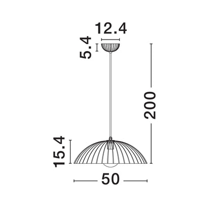 Nova Luce Ammos E27 függesztett lámpa
