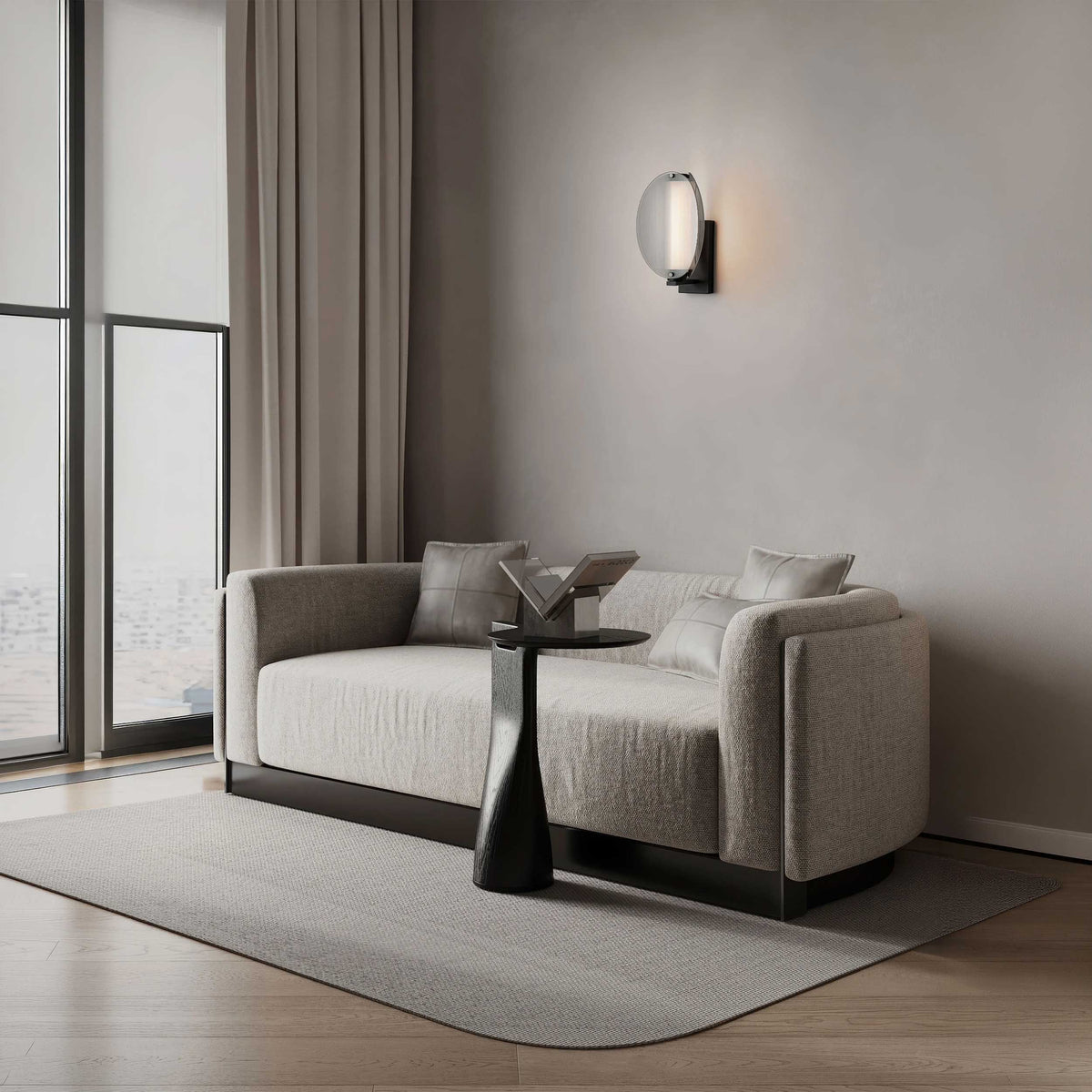 Nova Luce Noir LED fali lámpa
