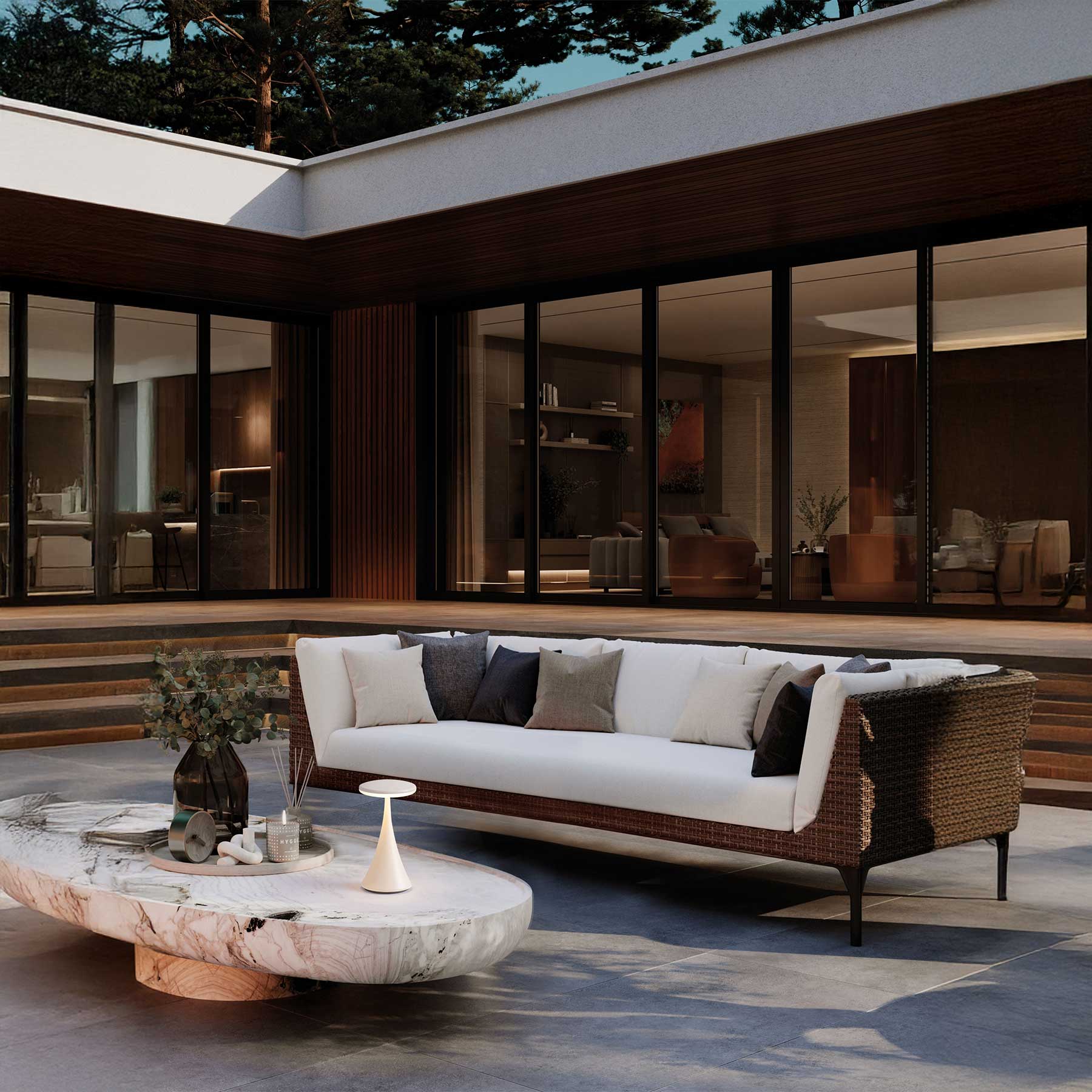 Nova Luce Elbo LED přenosné stolní svítidlo