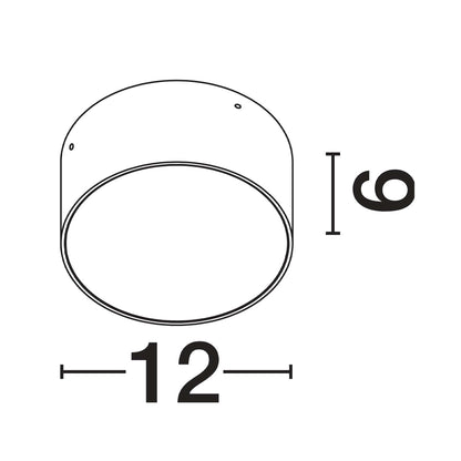 Nova Luce Judi LED stropní svítidlo IP65
