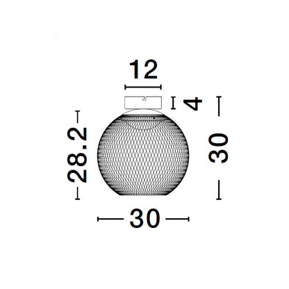 Nova Luce Kinetic LED přisazené stropní svítidlo