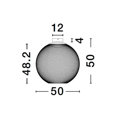 Nova Luce Kinetic LED přisazené stropní svítidlo