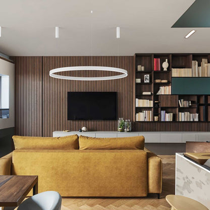 Nova Luce Motif LED kruhové závěsné svítidlo stmívatelné CCT