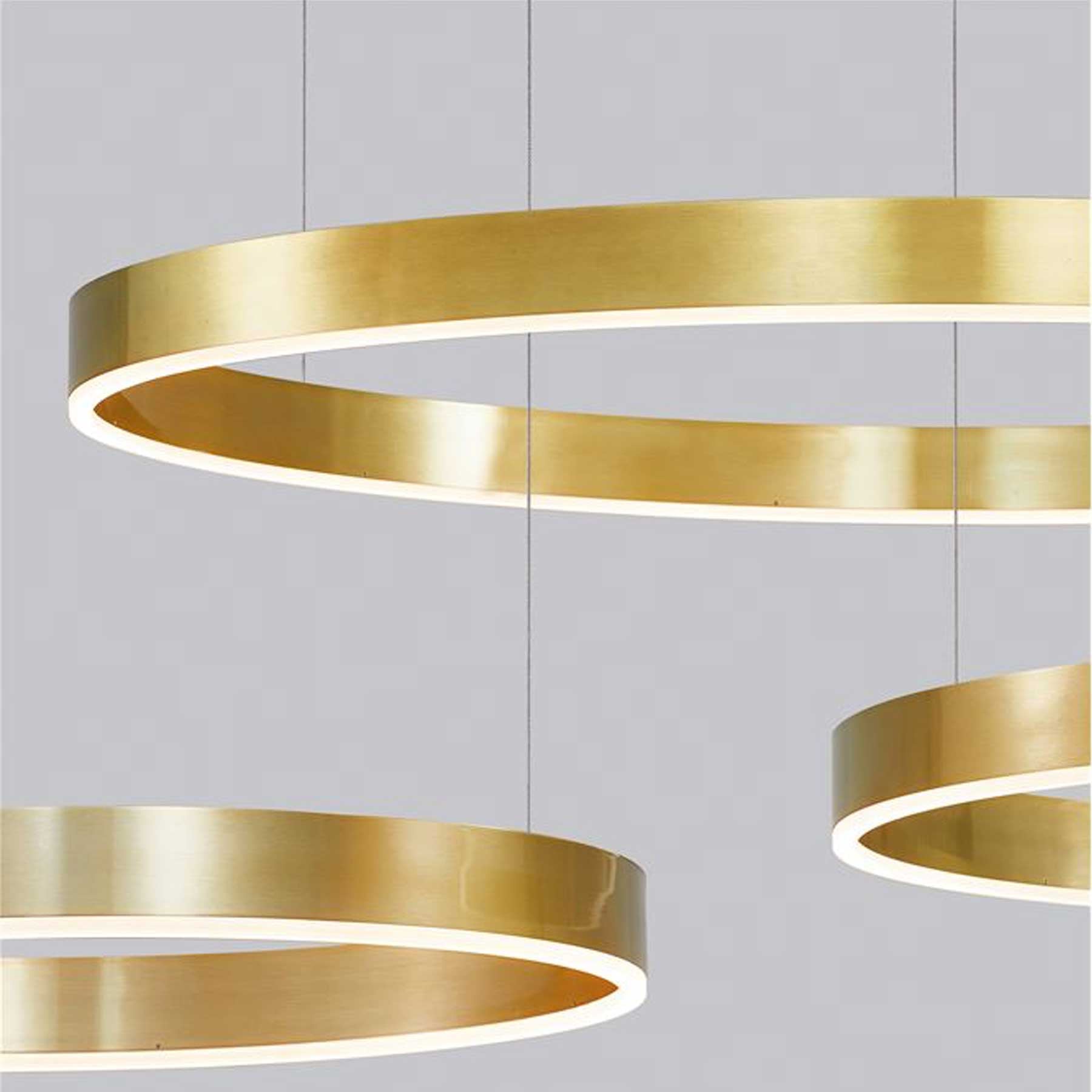 Nova Luce Motif LED kruhové závěsné svítidlo stmívatelné CCT