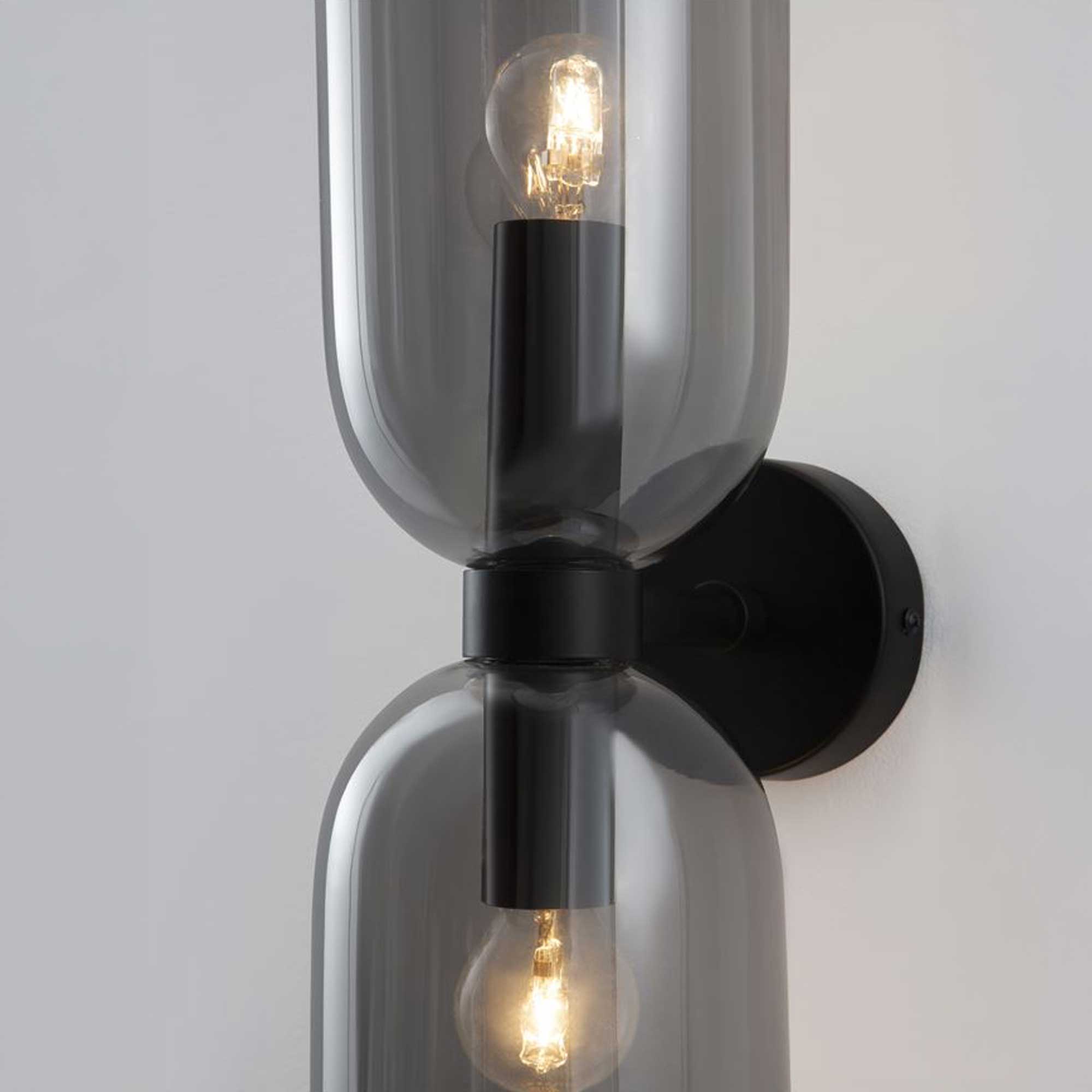 Nova Luce Palmer E27 üveg fali lámpa