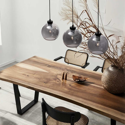 Nova Luce Palmer E27 üveg függőlámpa hosszirányban