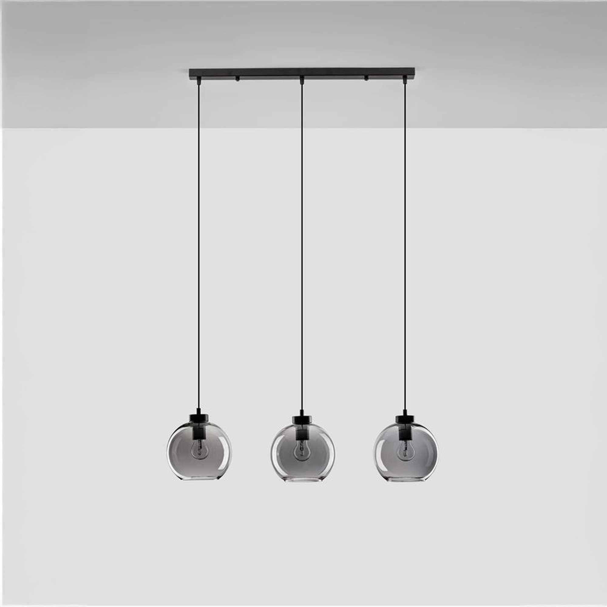 Nova Luce Palmer Palmer E27 üveg függőlámpa hosszirányú