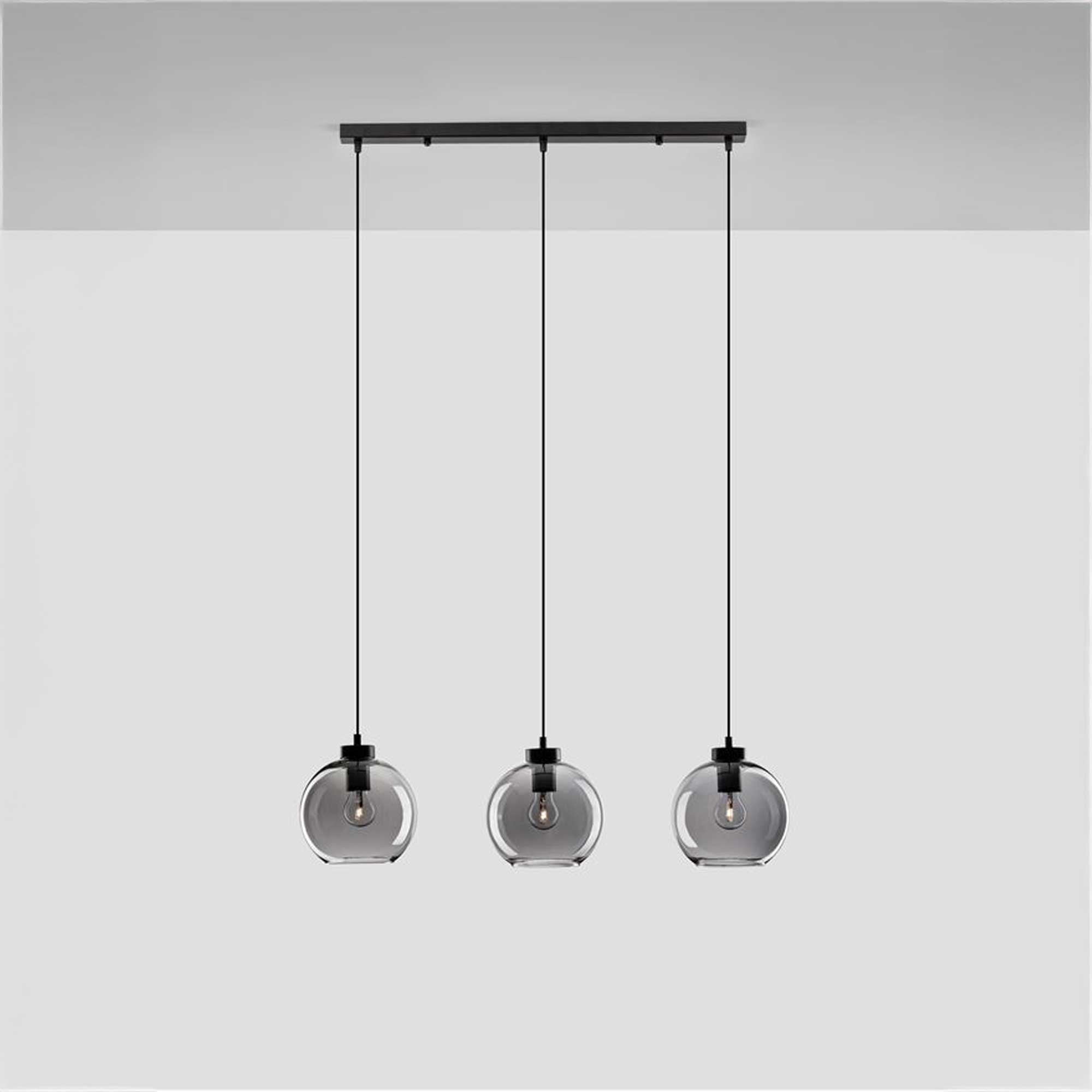 Nova Luce Palmer Palmer E27 üveg függőlámpa hosszirányú