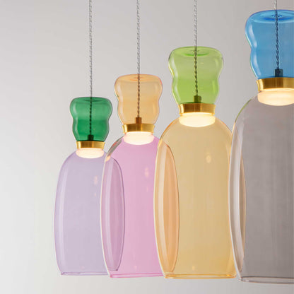 Nova Luce Pluma LED skleněné závěsné svítidlo