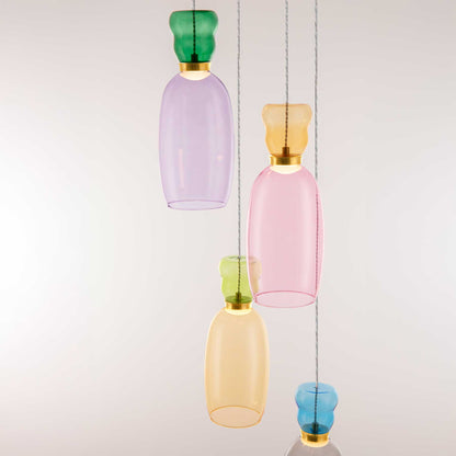 Nova Luce Pluma LED skleněné závěsné svítidlo