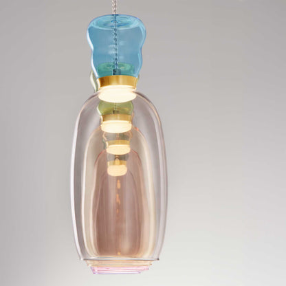 Nova Luce Pluma LED skleněné závěsné svítidlo