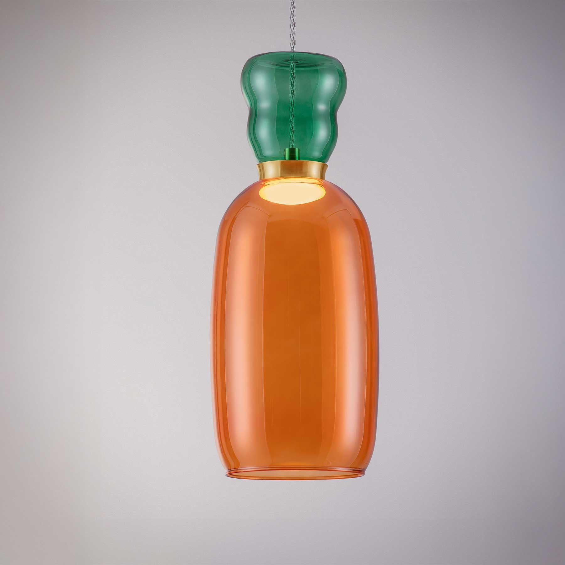 Nova Luce Pluma LED skleněné závěsné svítidlo