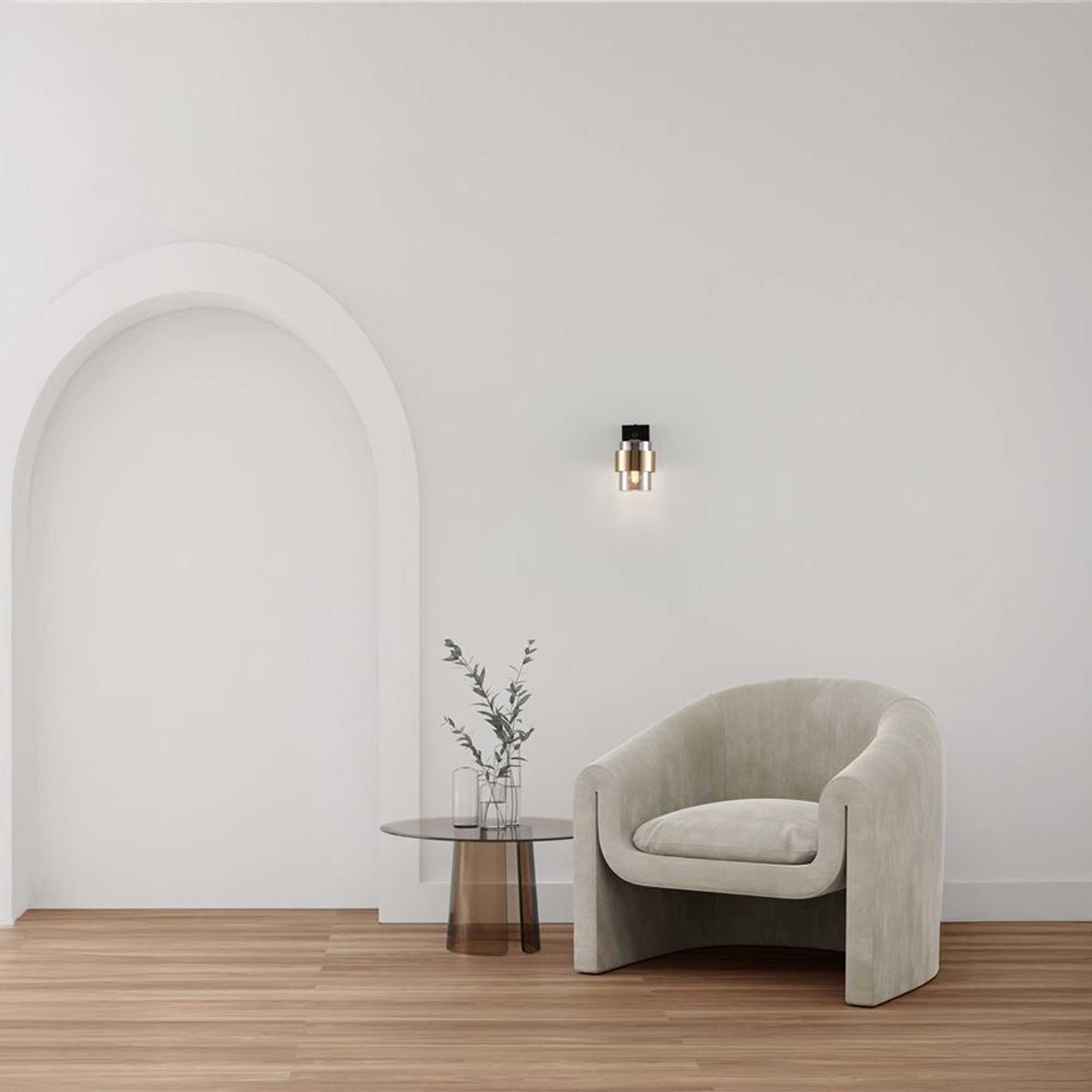 Nova Luce Sianna E27 üveg fali lámpa