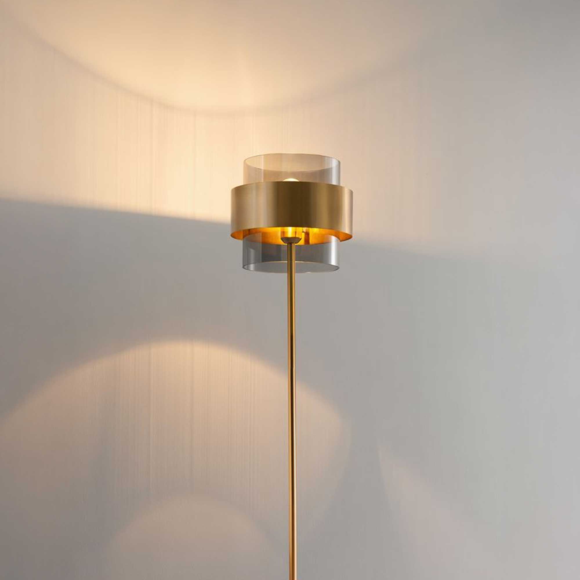 Nova Luce Sianna E27 üveg állólámpa