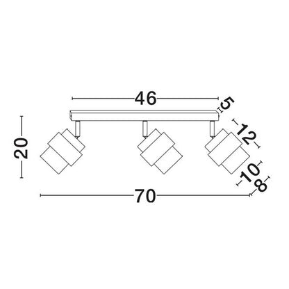 Nova Luce Sianna E27 üveg mennyezeti lámpatest