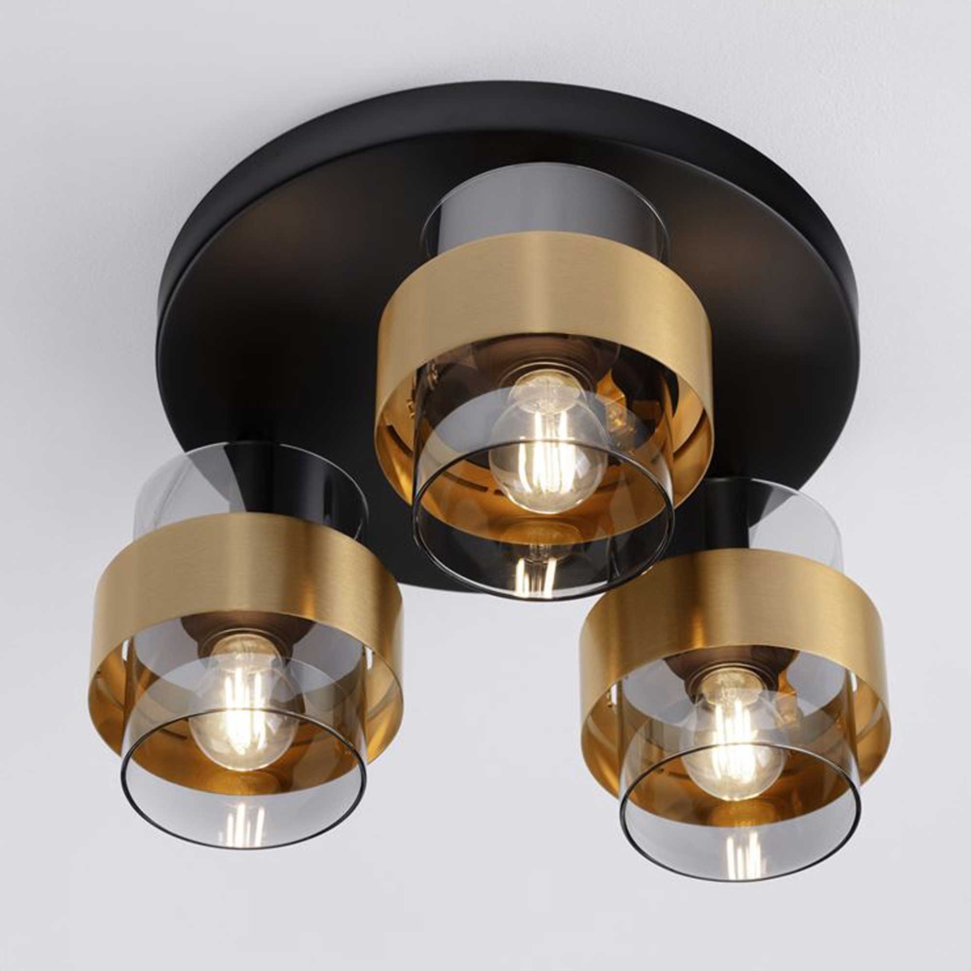 Nova Luce Sianna E27 üveg mennyezeti kerek lámpatest