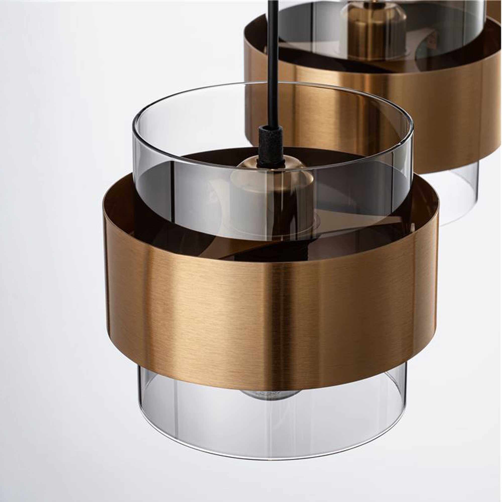 Nova Luce Sianna Sianna E27 hosszanti üveg függőlámpa