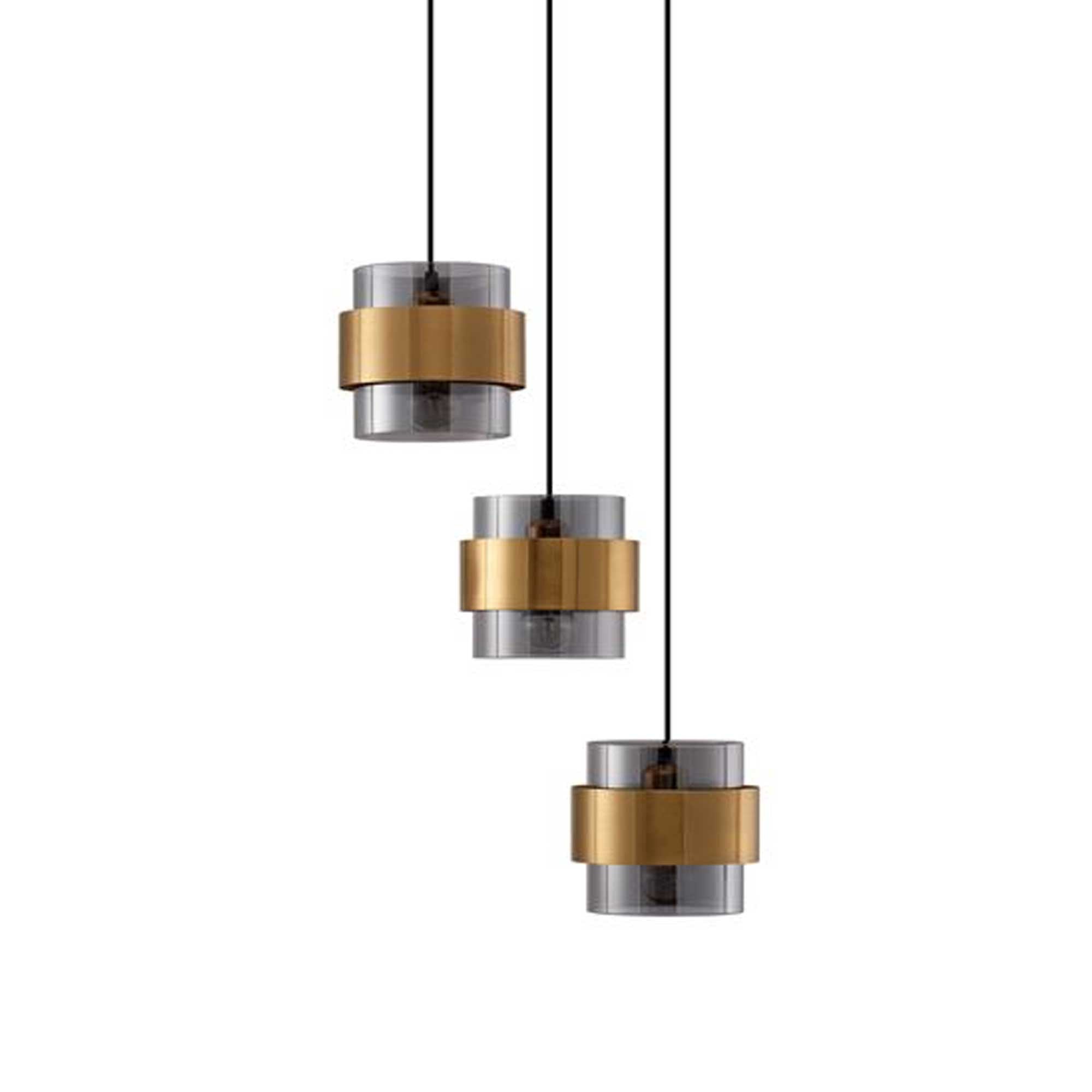 Nova Luce Sianna E27 üveg függő lámpatest függőlegesen