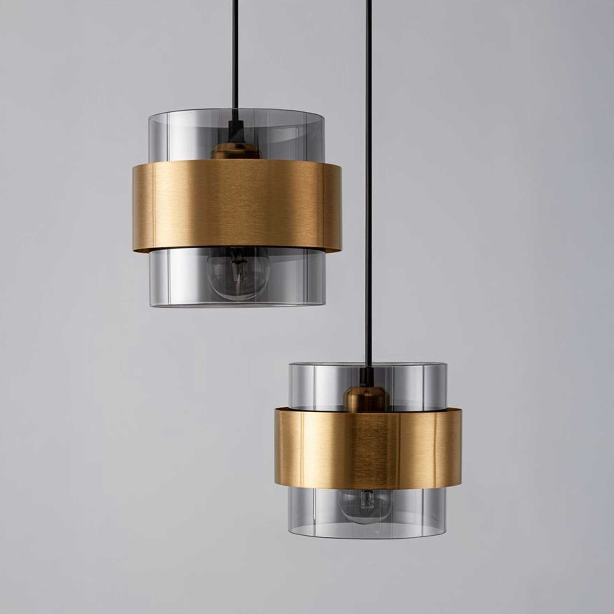 Nova Luce Sianna E27 üveg függő lámpatest függőlegesen