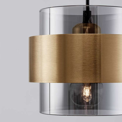 Nova Luce Sianna E27 üveg függő lámpatest függőlegesen