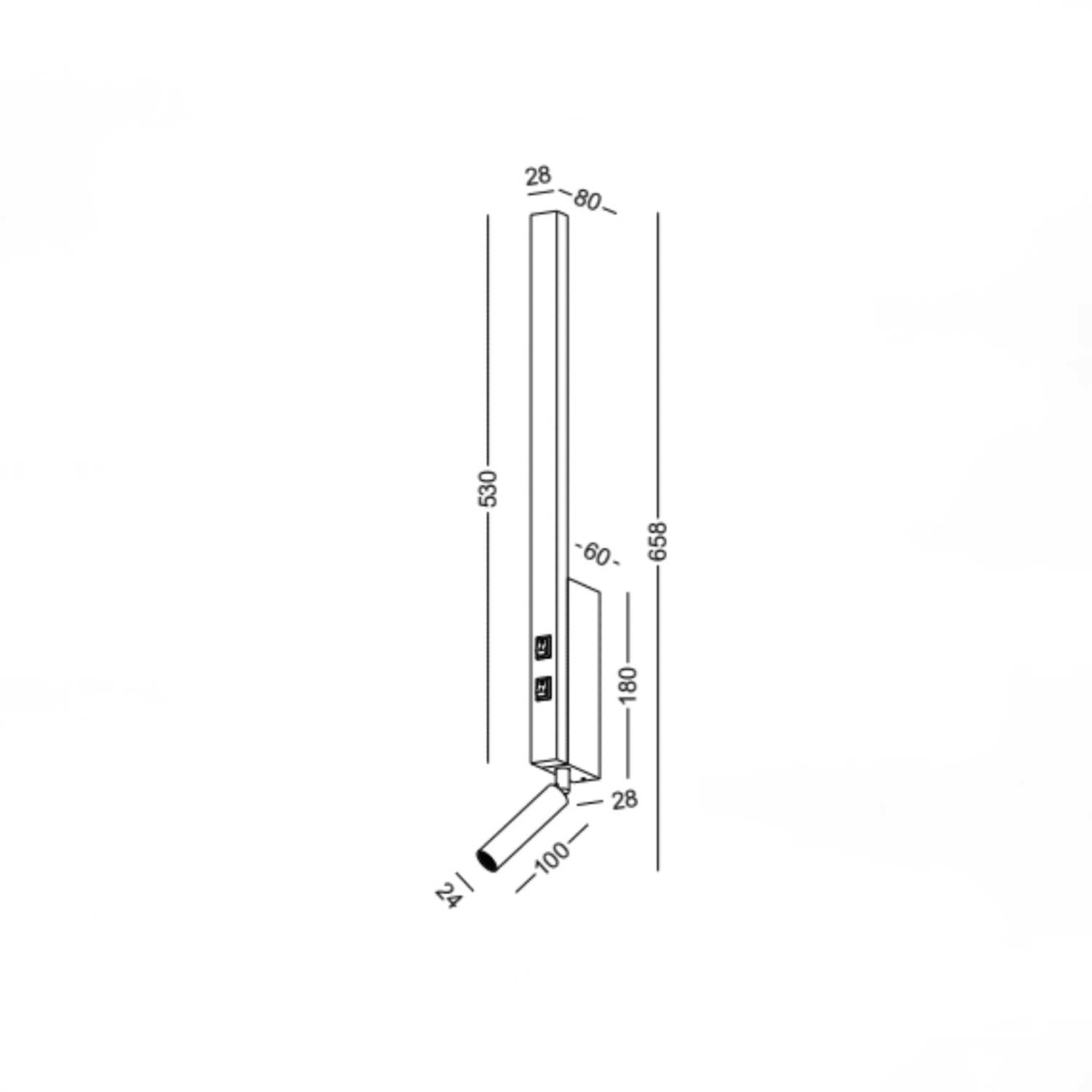 Reading Cubic Ambiente LED nástěnné svítidlo