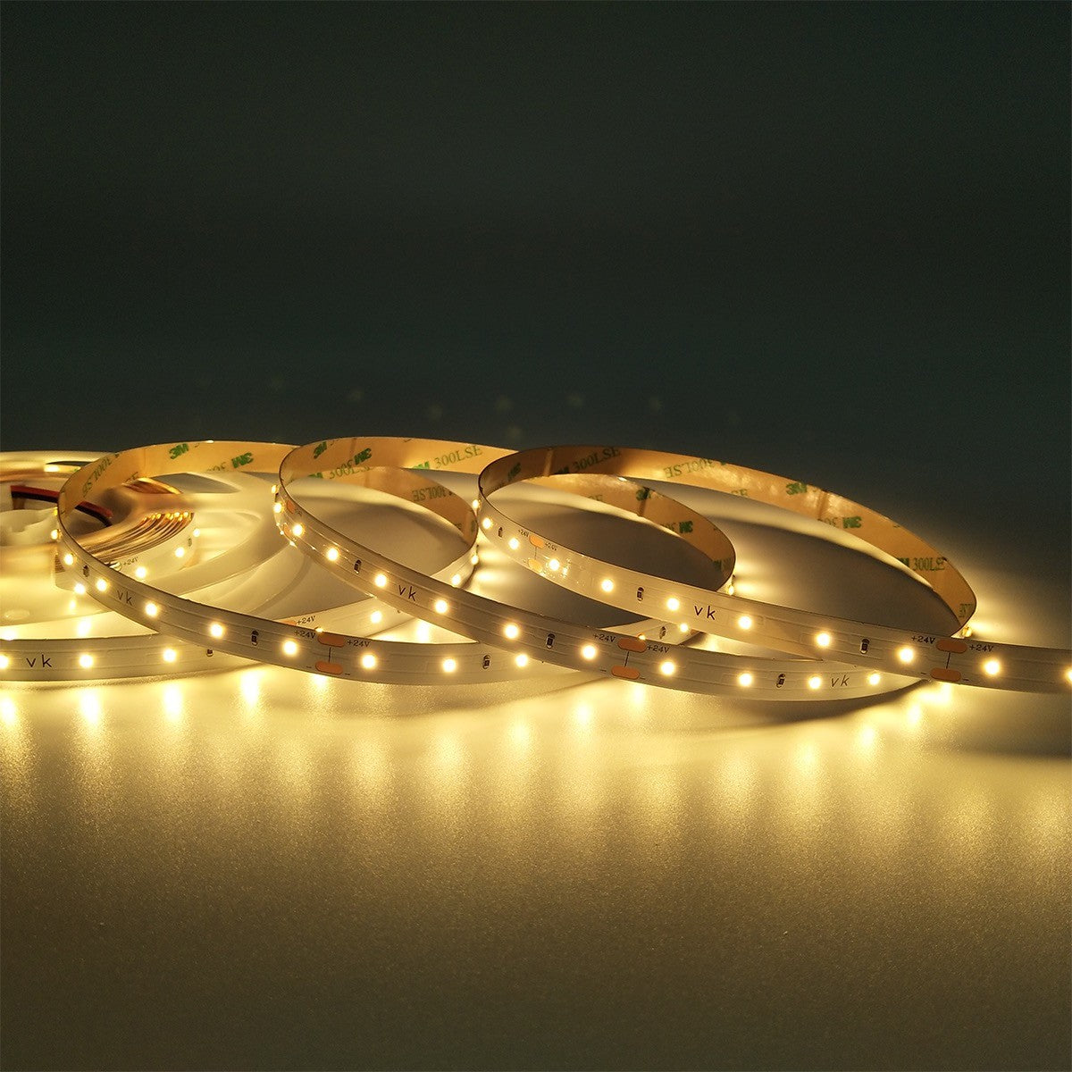 24 V-os LED-szalag, CRI90, IP20, 3000 K (5 m)