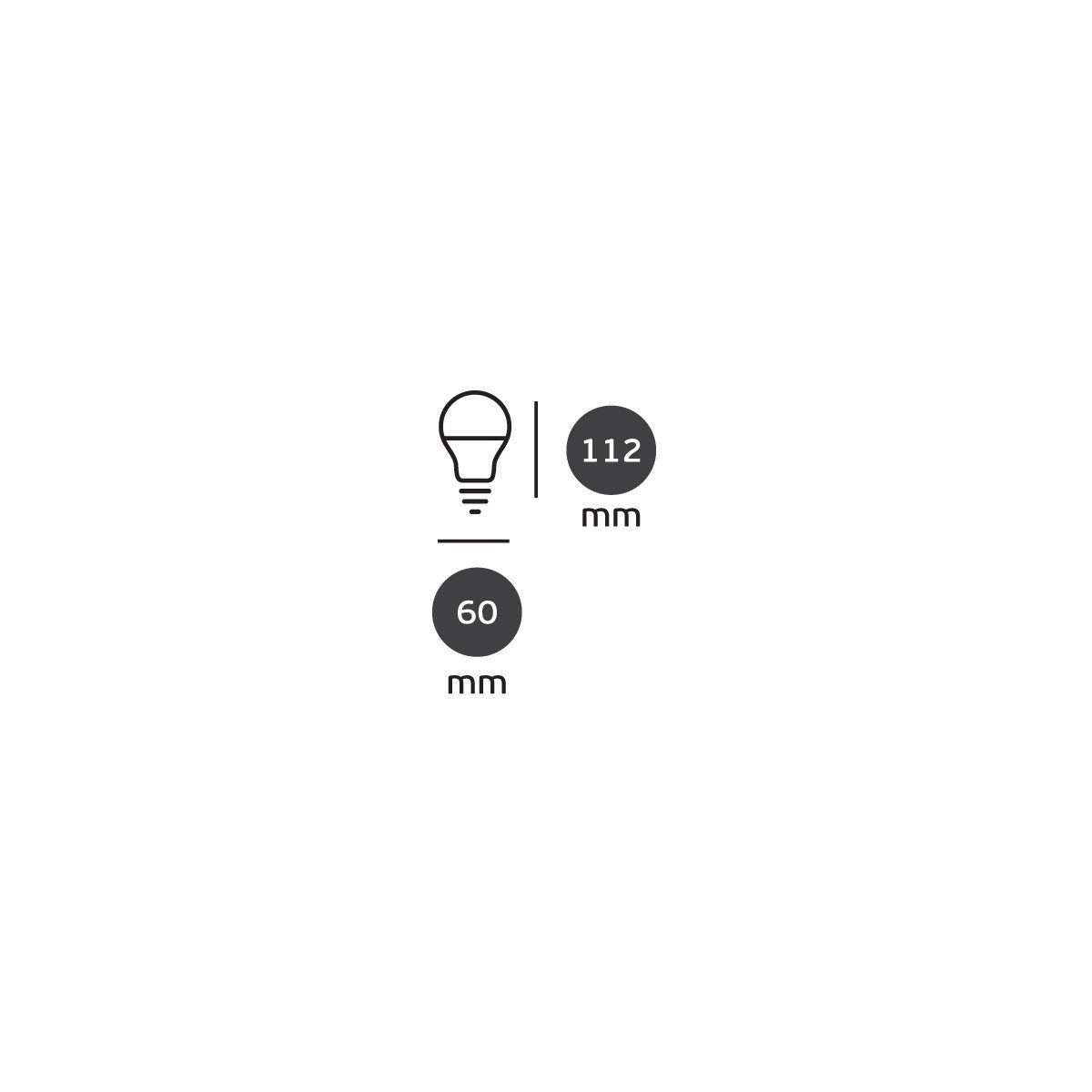 VK Light Classic Plastic B22 1050 lm, ø60, 11 W LED-izzó