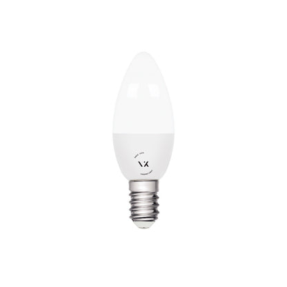 VK Light Candle Plastic E14 6W LED-izzó