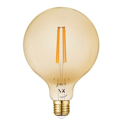 VK Light Globo Filament Amber E27 ø125 2200K 7W dimmelhető LED-izzó
