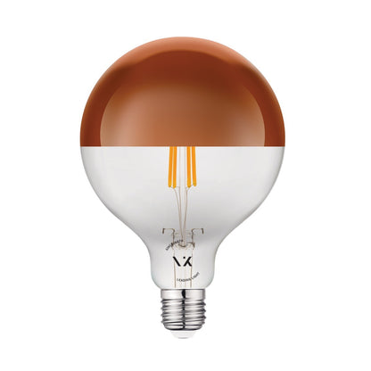 VK Light Globo Filament Pink Copper E27 ø125 2700K 7W szabályozható LED-izzó