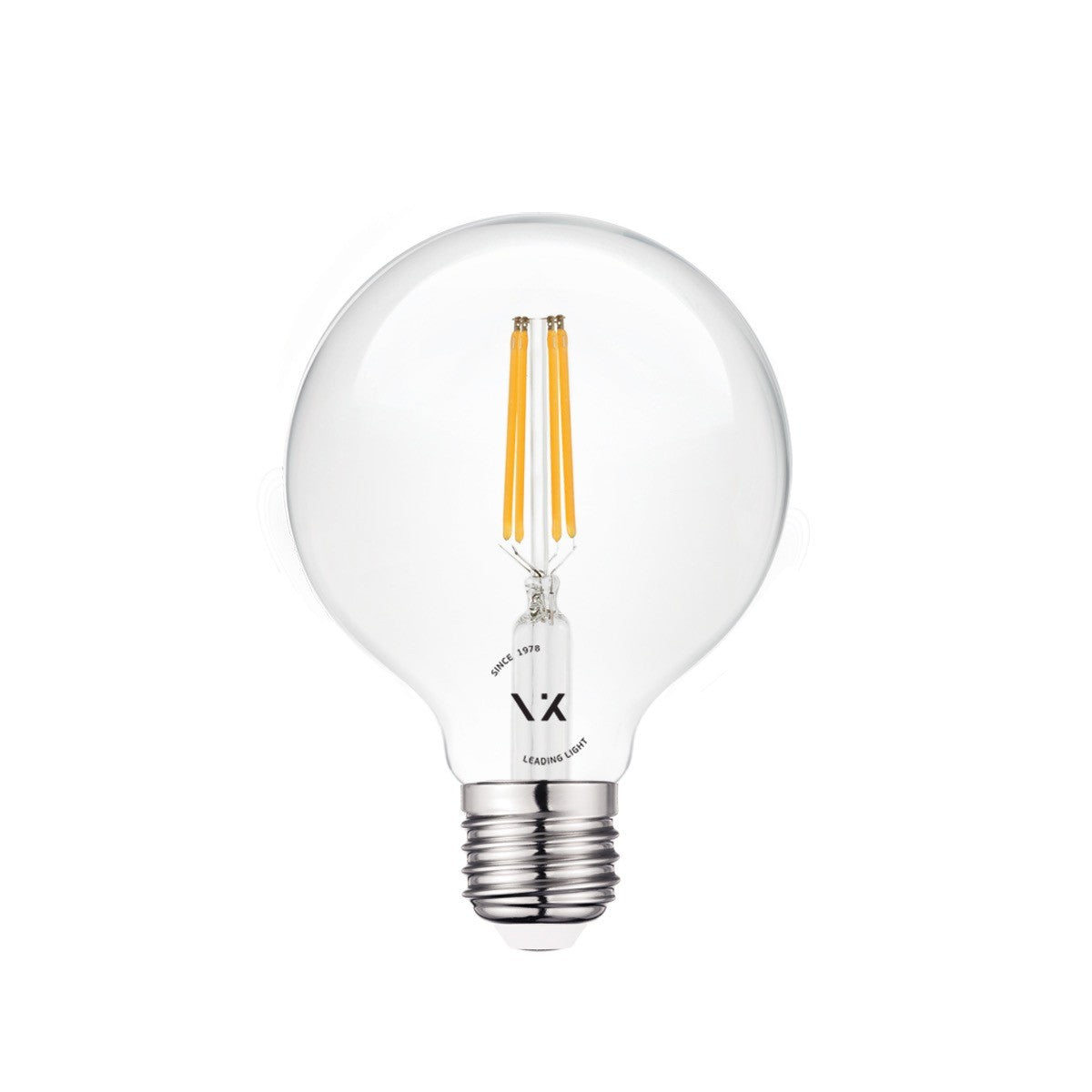 VK Light Globo Filament Clear E27 LED-izzó