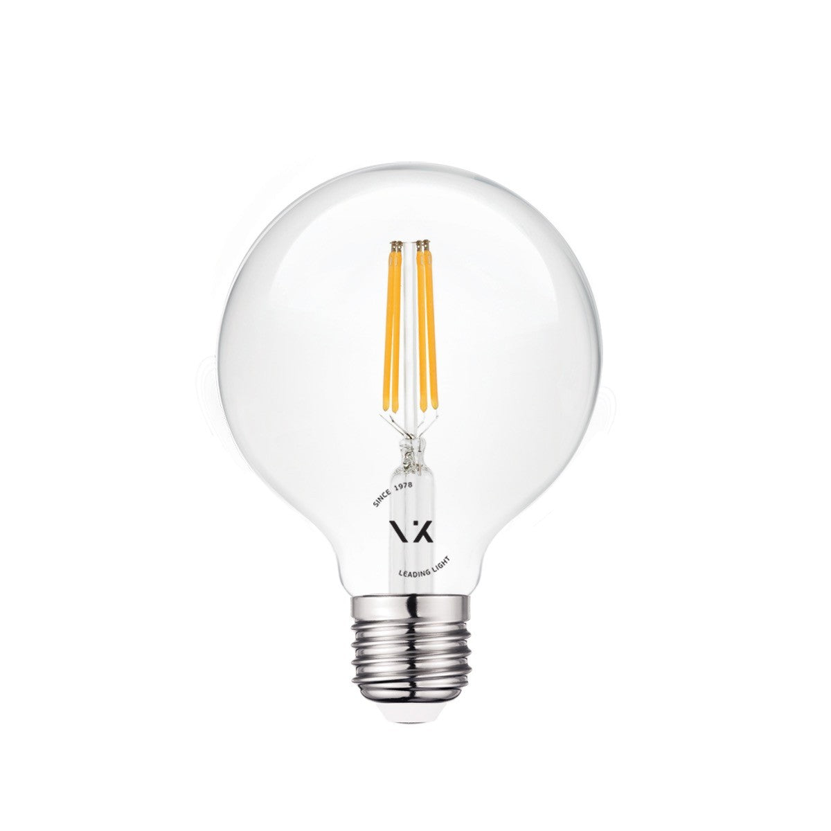 VK Light Globo Filament Clear E27 LED-izzó
