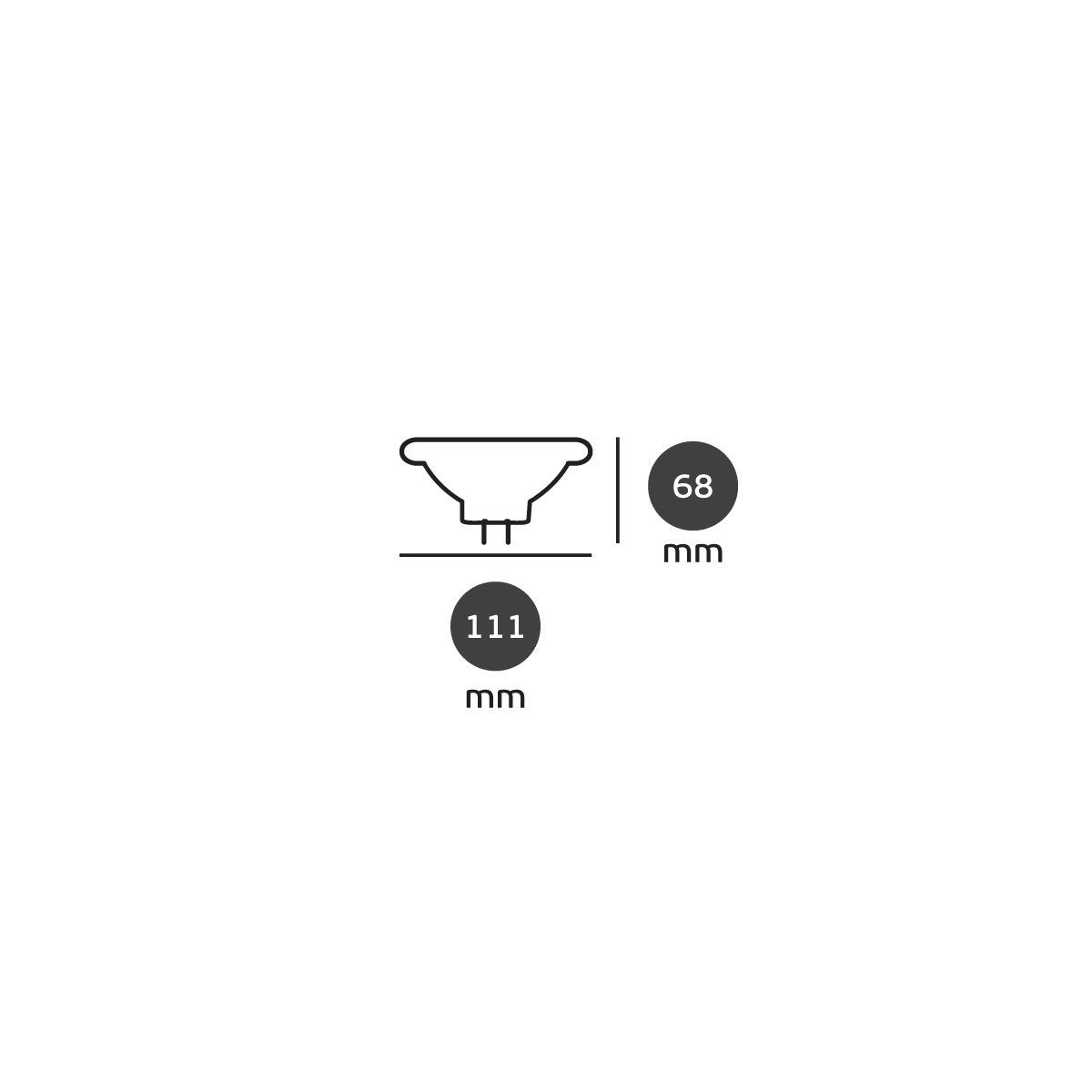 VK Light GU10 1000 lm 12 W LED-izzó, szabályozható