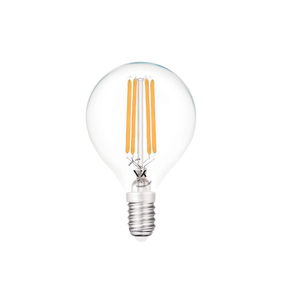 VK Light Mini Globe Filament Clear E14 LED-izzó
