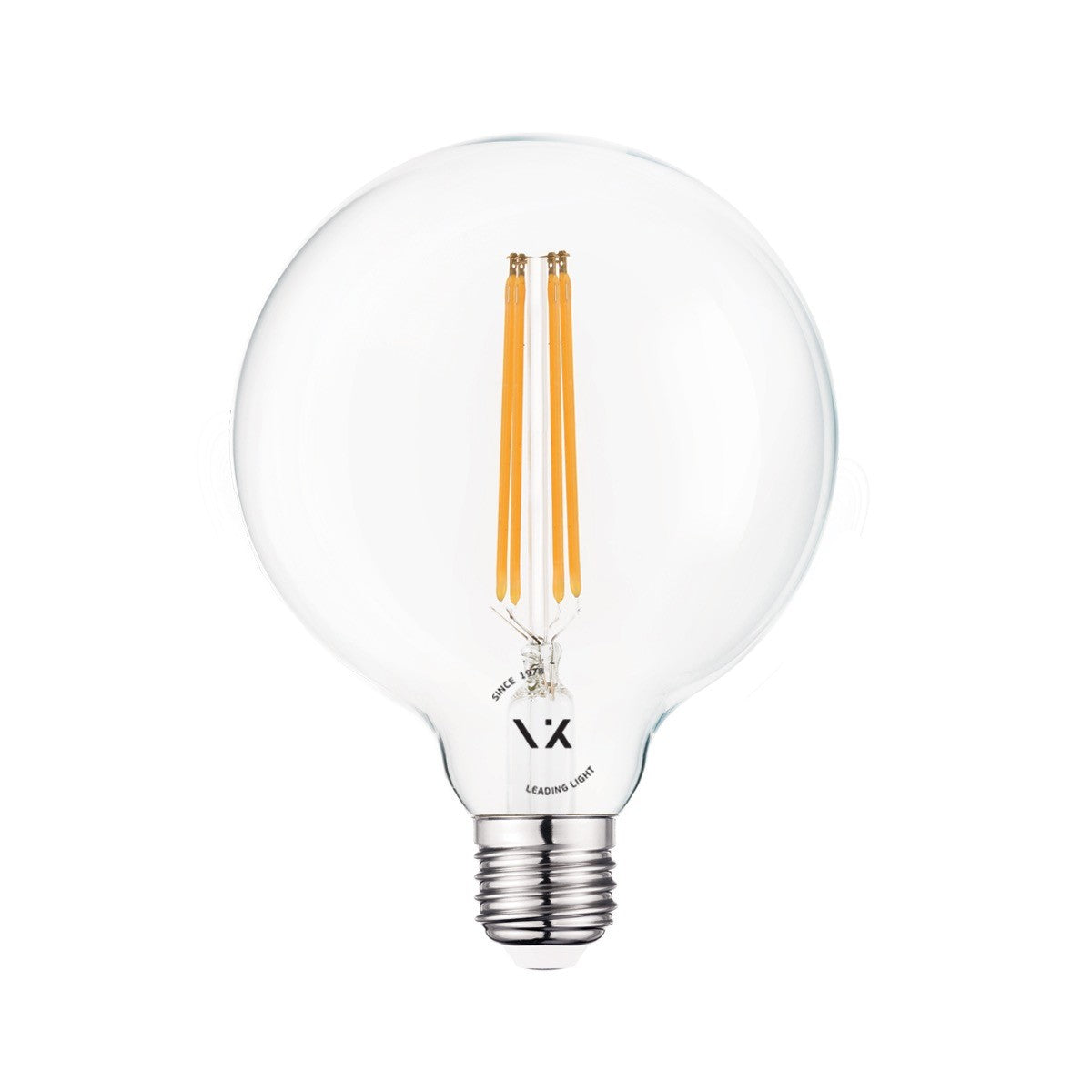 VK Light Globo Filament Clear E27 2700K 7W LED-izzó, szabályozható fényerővel