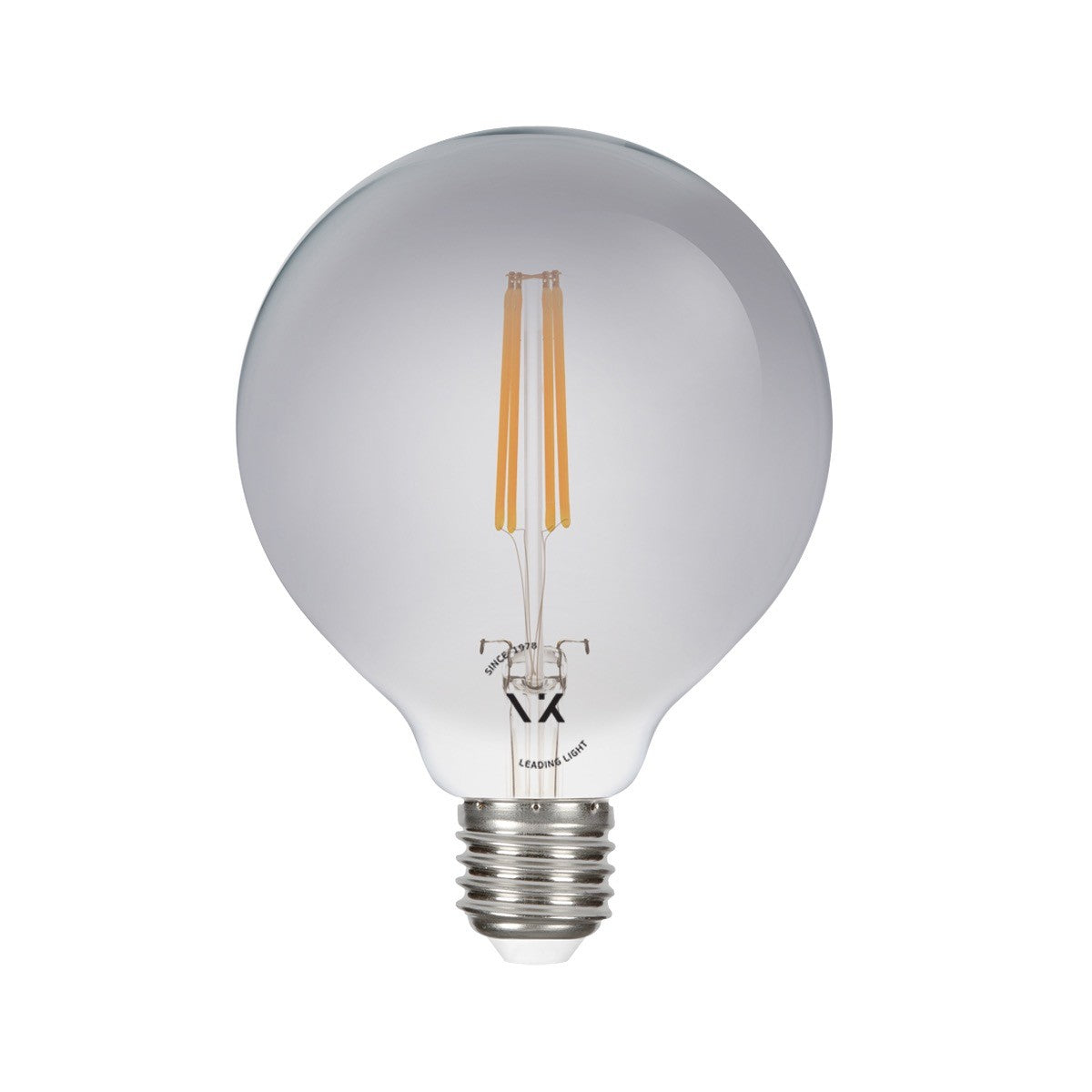 VK Light Globo Filament sötét szürke E27 2700K 7W dimmelhető LED-izzó