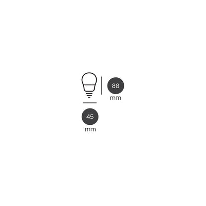 VK Light Mini Globe Plastic E27 810 lm, ø45, 9 W LED-izzó, szabályozható