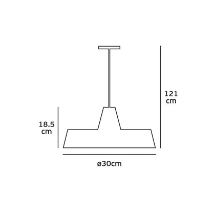 VK Light Aimi E27 függesztett lámpa