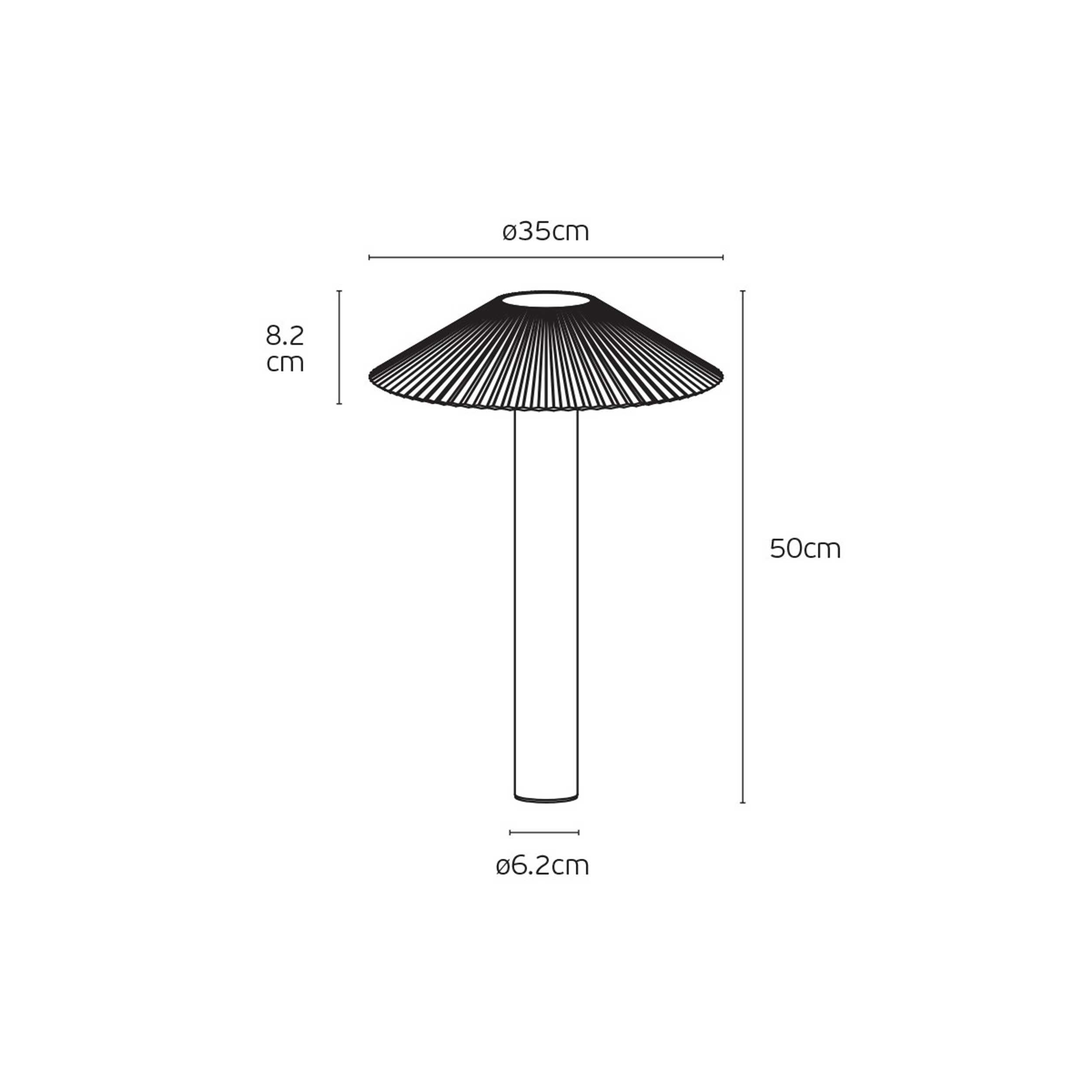 VK Light Amelie LED oszloplámpa IP65