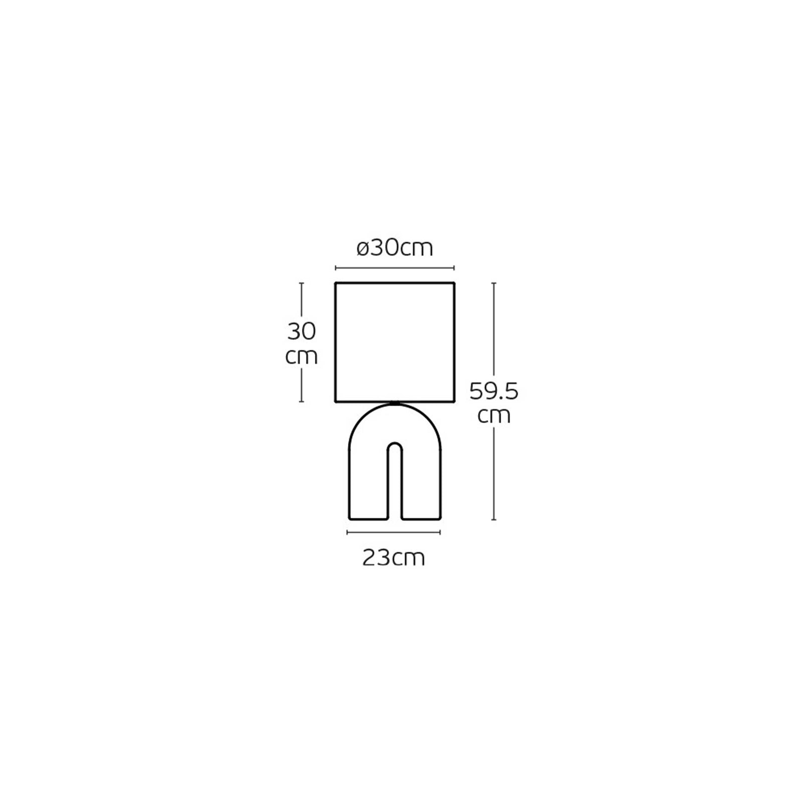 VK Light Arch E27 asztali lámpa