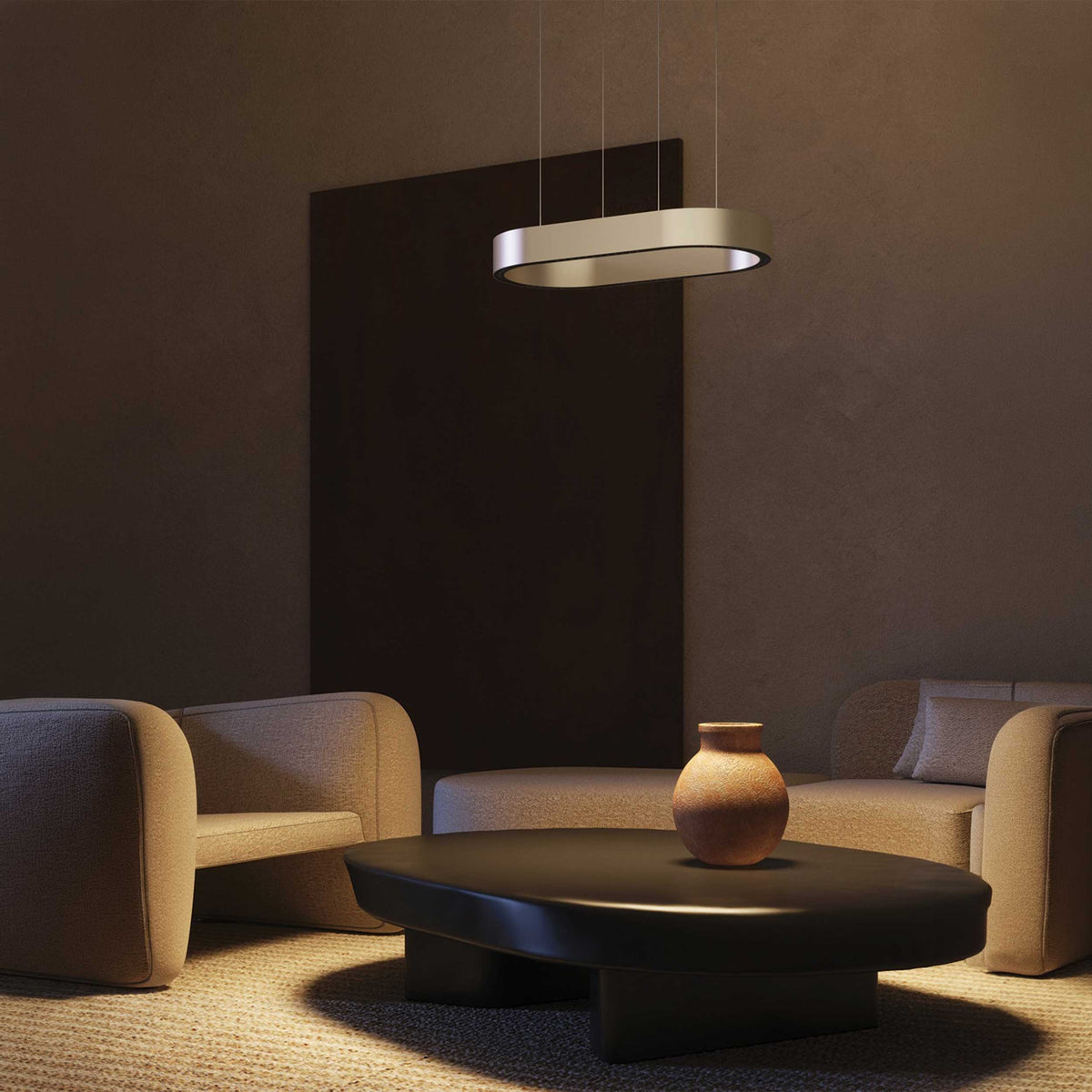 VK Light Aria ovális LED függesztett lámpa