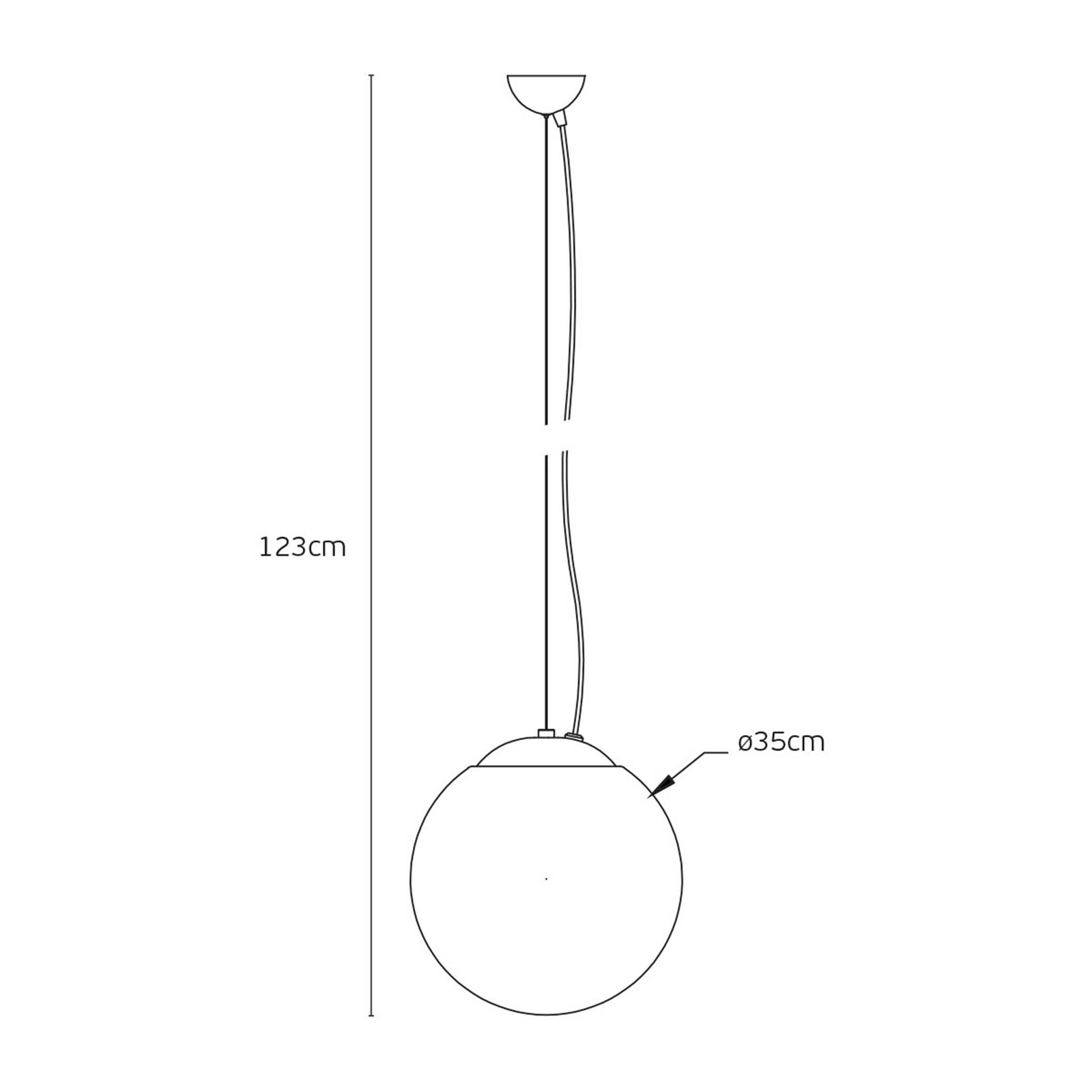 VK Light Bala LED függesztett lámpa IP54